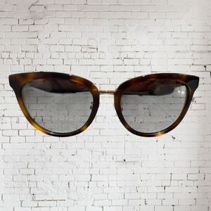 Jimmy Choo Cade Women's Havana Glitter Sunglasses w/ Gold Flash Lens - OCY FQ